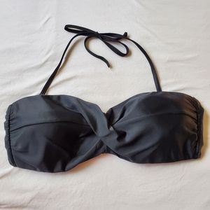 ($5 add on) Black Bandeau Bikini Top